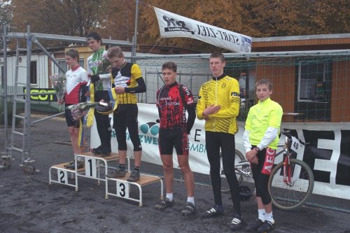 XVI. MTB Siegerehrung des Jugendrennens im Bautzener Humboldthain