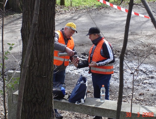 Streckenposten bei der Selbstverpflegung