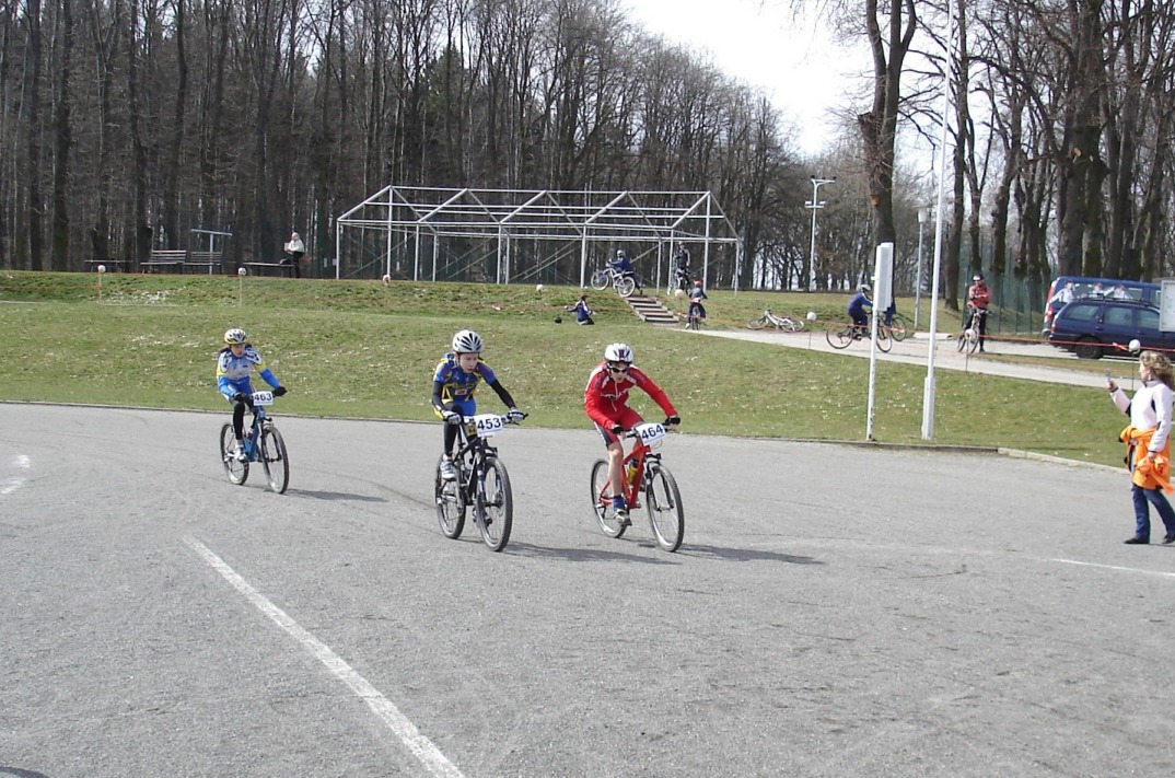 Einführungsrunde des Schüler-Rennens U15