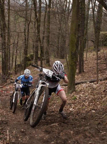 Markus Bauer und Marco Schätzing ( Elite) schon mit Vorsprung, Foto: Stefan Krause