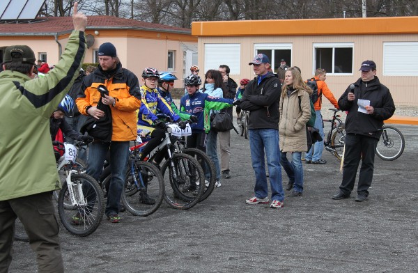 Start des Rennens der Schüler