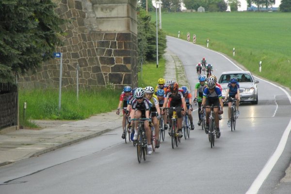 U15 bei der Abfahrt