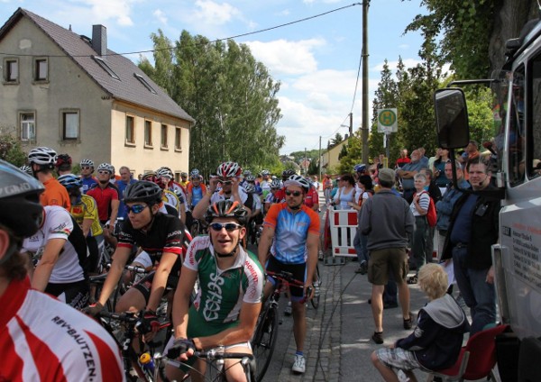 Die Jedermänner erwarten den Start