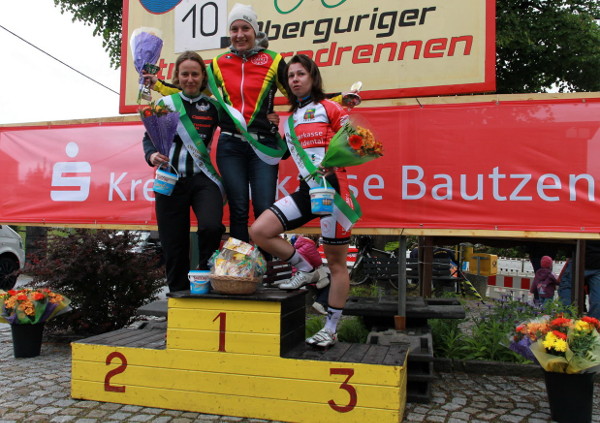 R.3 - Siegerinnen: Yvonne Fiedler vor Cornelia Brückner und Manuela Nitschke