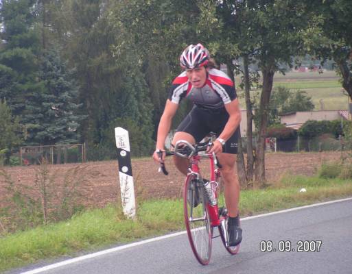 Bernd auf der Strecke, Foto: A. Poick