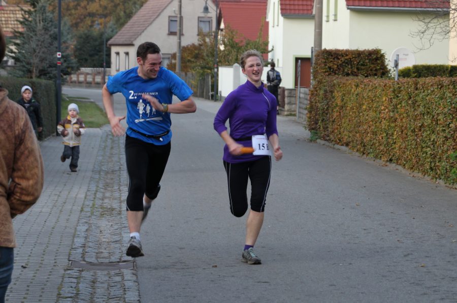 Staffel am Ziel